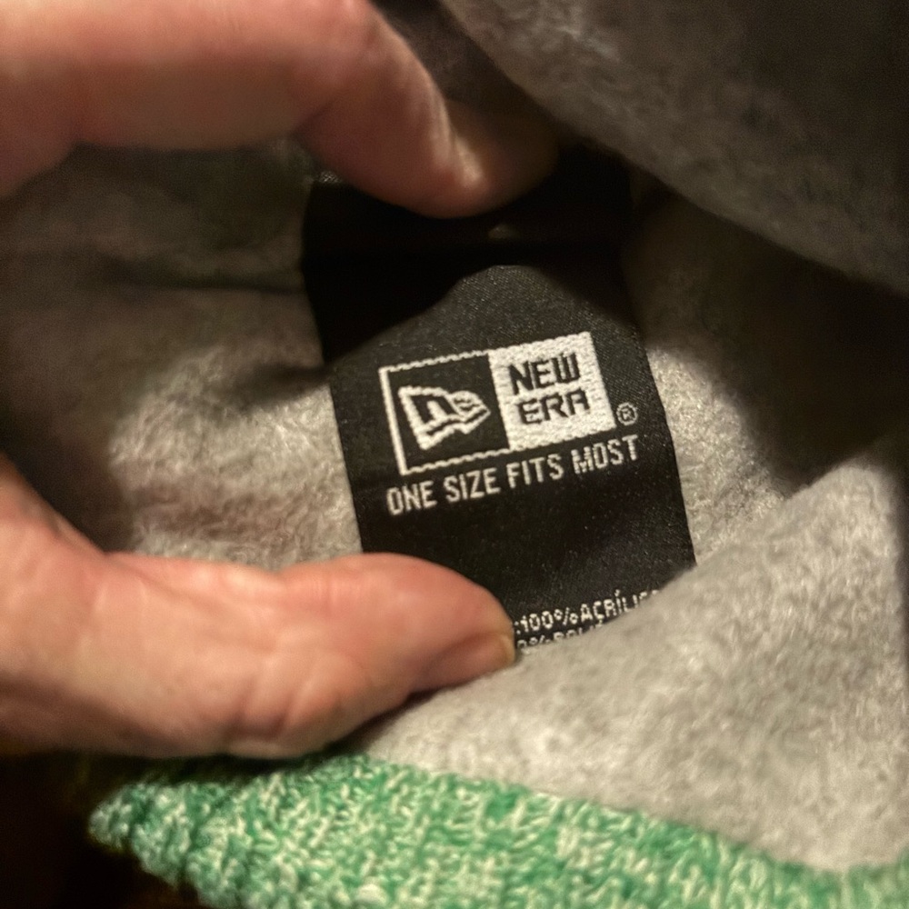 New Era Eagles Green and Gray Beanie - Picture 5 of 5